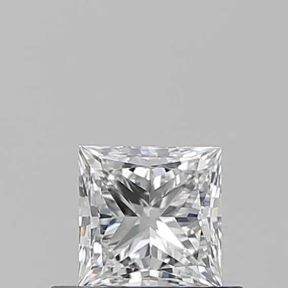 0.50ct Princess Natural Diamond (Colour E, Clarity VVS2, GIA Certified)
