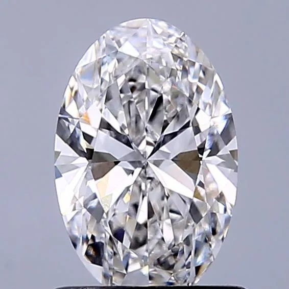 0.81ct Oval Lab Grown Diamond (Colour D, Clarity VVS1, IGI Certified)