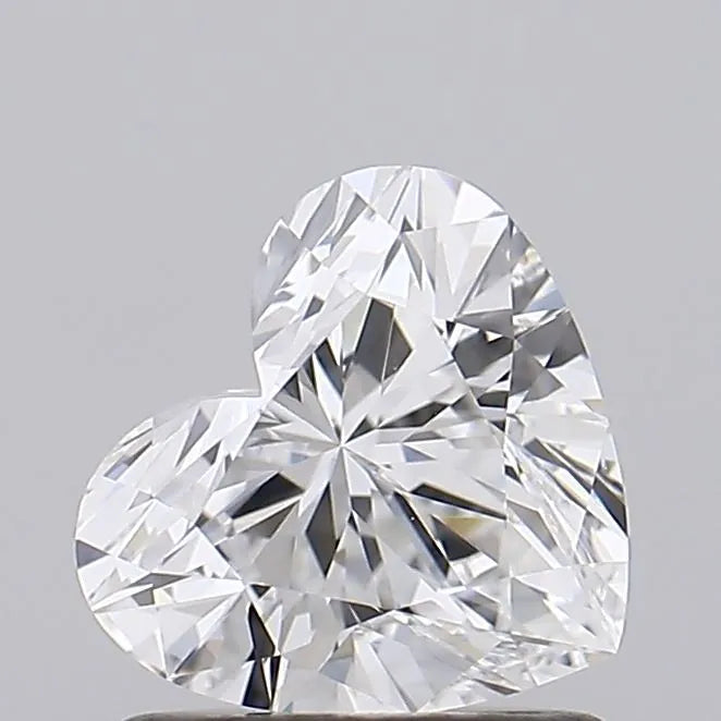 1.01ct Heart Lab Grown Diamond (Colour D, Clarity IF, IGI Certified)
