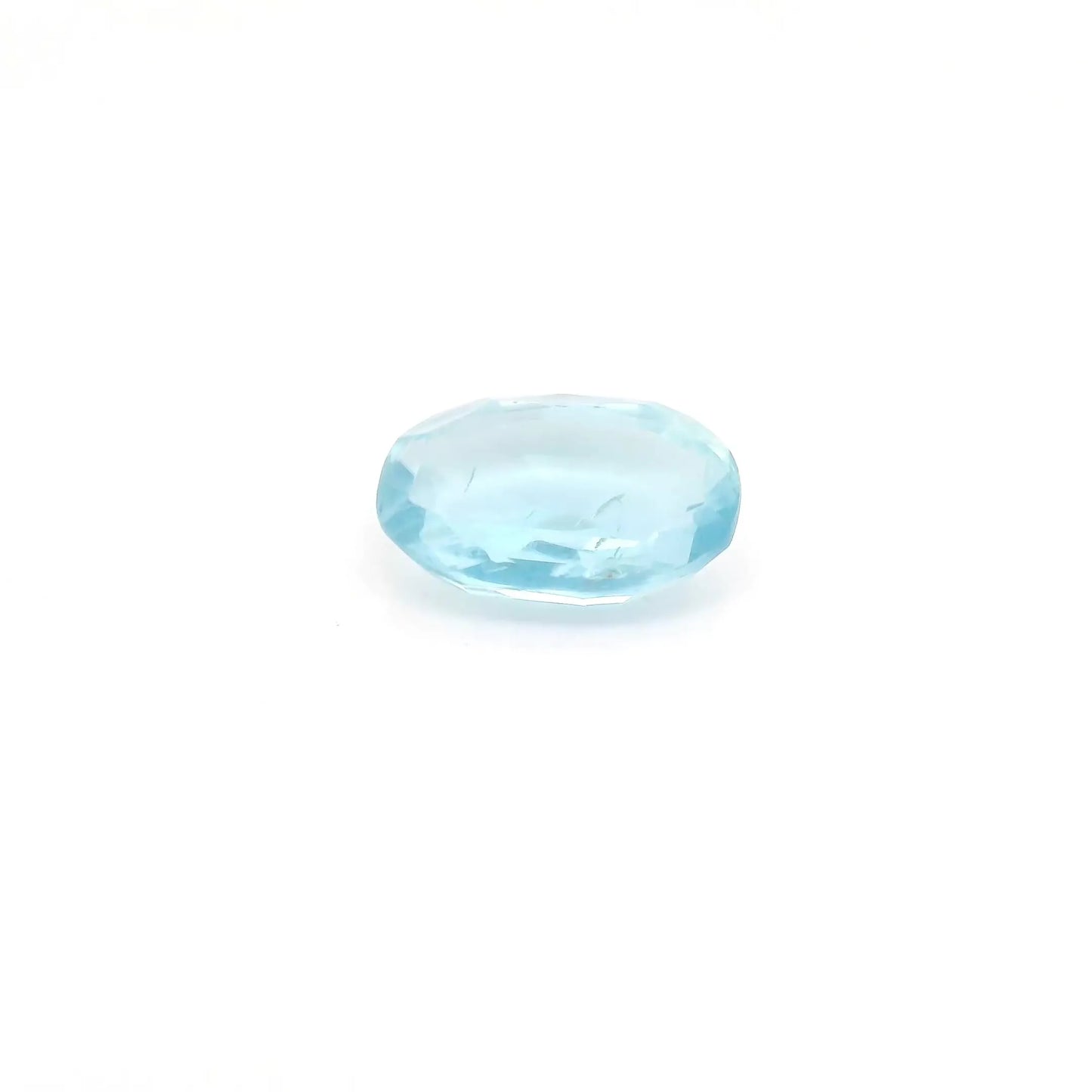 1.06ct Oval Natural Aquamarine (Colour Blue, Clarity Slightly Included, Cut Faceted)