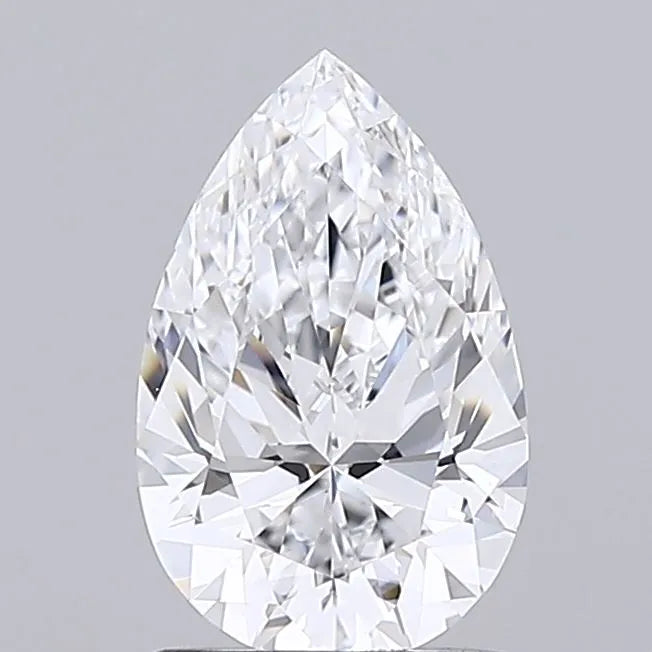 1.23ct Pear Lab Grown Diamond (Colour D, Clarity IF, IGI Certified)
