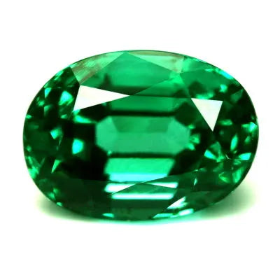 1.38ct Oval Natural Emerald (Colour Green, Clarity Eye Clean, Cut Faceted)