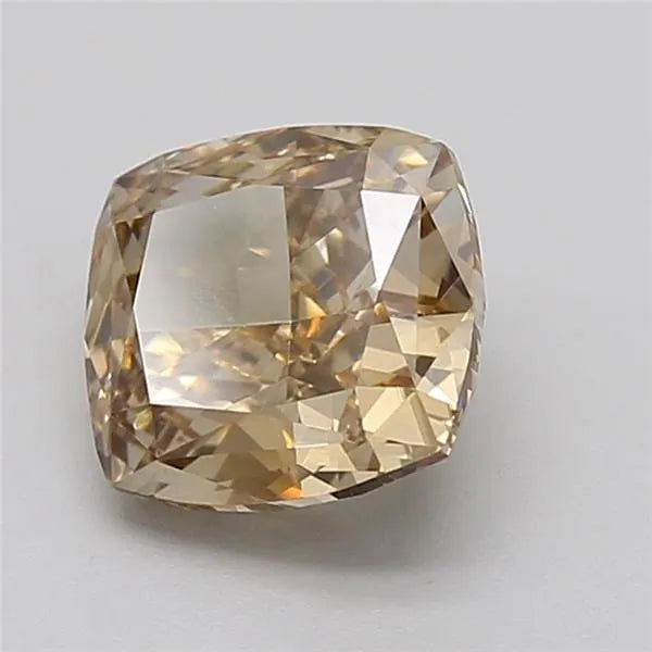 1.78ct Cushion modified Lab Grown Diamond (Colour Fancy Light Brown, Clarity VVS2, IGI Certified)