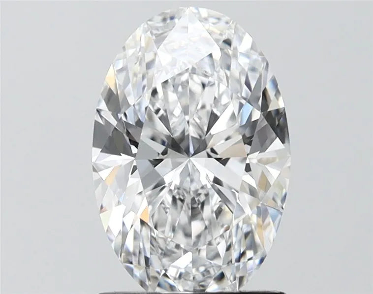 1.96ct Oval Lab Grown Diamond (Colour D, Clarity VVS2, IGI Certified)