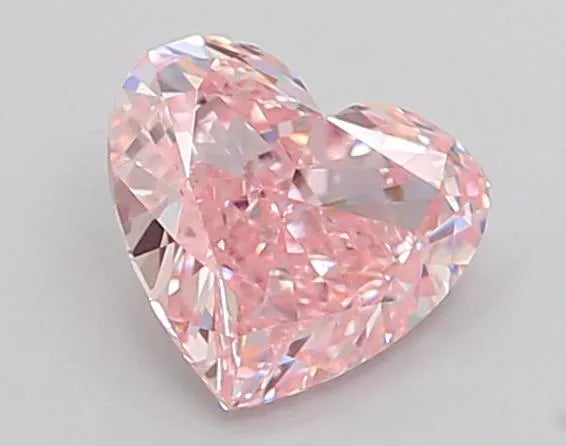 0.66ct Diament Hodowany w Laboratorium Kształt Serce Kolor Fancy Intense Pink Czystosc VVS2 Certyfikat IGI