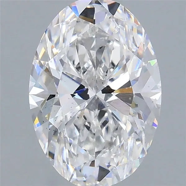 2.00ct Oval Lab Grown Diamond (Colour D, Clarity SI1, IGI Certified)
