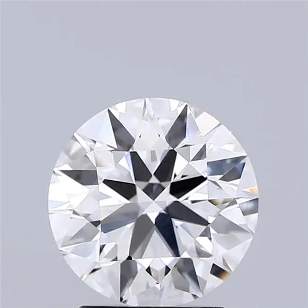 2.00ct Round Lab Grown Diamond (Colour E, Clarity VVS2, Cut ID, IGI Certified)