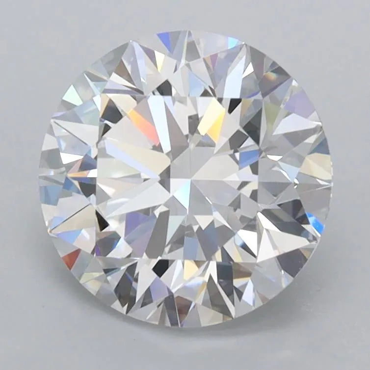 2.10ct Round Lab Grown Diamond (Colour D, Clarity FL, Cut ID, IGI Certified)