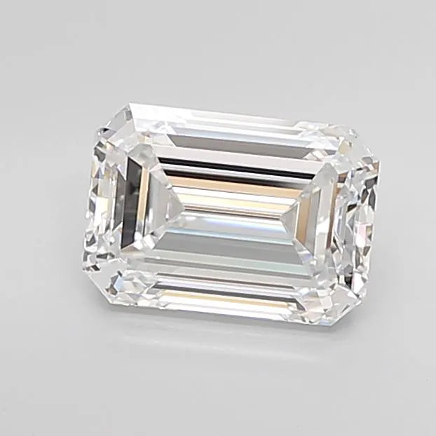 3.07ct Emerald Lab Grown Diamond (Colour D, Clarity IF, Cut EX, IGI Certified)