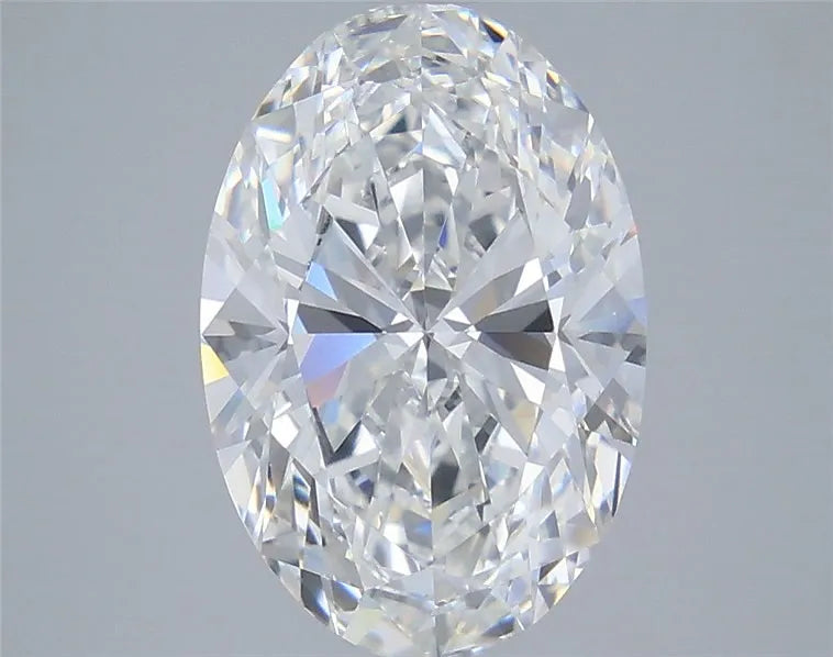 4.00ct Oval Lab Grown Diamond (Colour E, Clarity VVS1, IGI Certified)