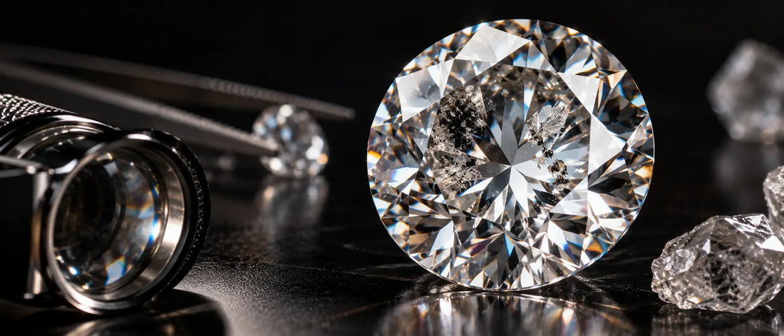 inkluzje w diamencie