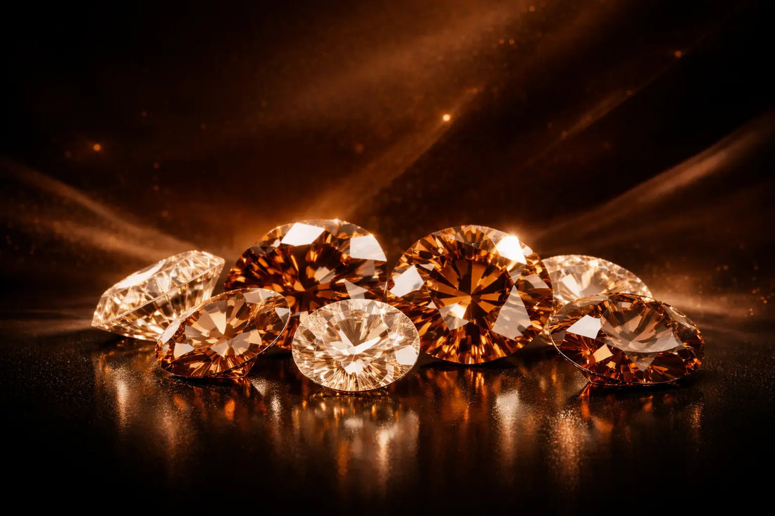 diamenty brązowe