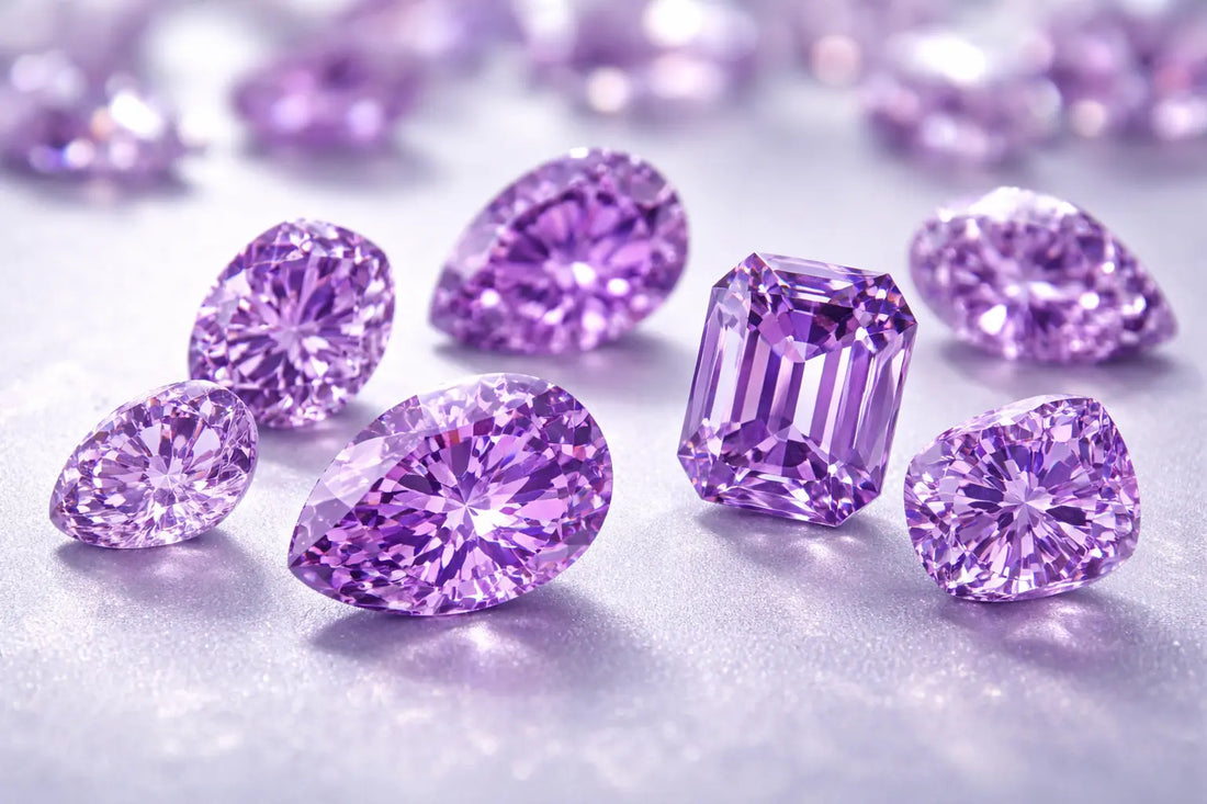 diamenty fioletowe