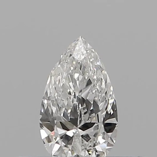 0.09ct Pear Natural Diamond (Colour D, Clarity SI1, Cut VG, IGI Certified)