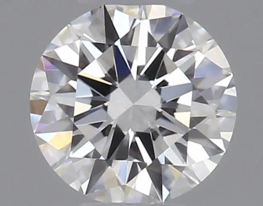 0.18ct Round Natural Diamond (Colour E, Clarity IF, Cut EX, GIA Certified)