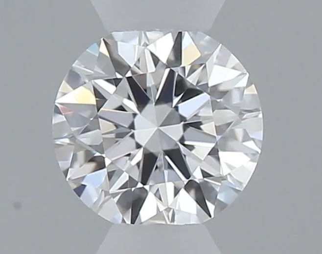 0.19ct Round Natural Diamond (Colour D, Clarity VVS1, Cut EX, GIA Certified)