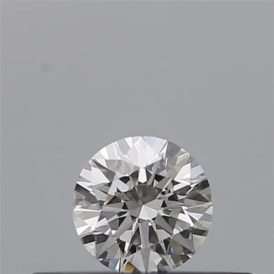 0.19ct Round Natural Diamond (Colour E, Clarity IF, Cut EX, GIA Certified)