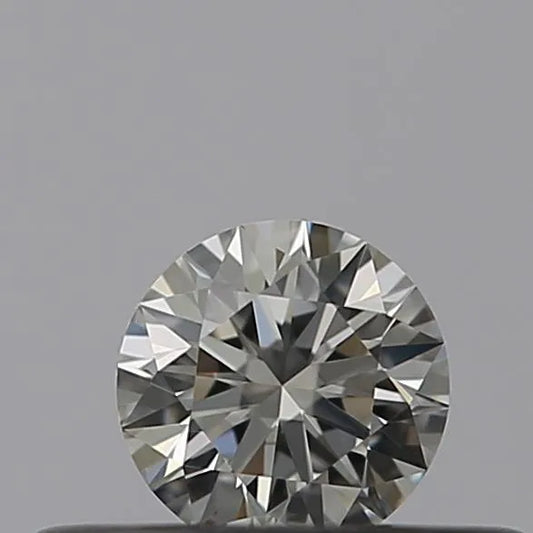0.19ct Round Natural Diamond (Colour F, Clarity IF, Cut EX, GIA Certified)