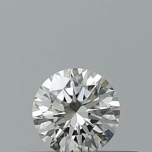 0.19ct Round Natural Diamond (Colour F, Clarity IF, Cut EX, IGI Certified)