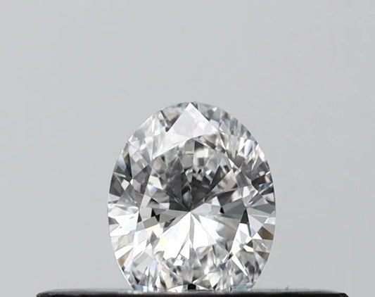 0.20ct Oval Lab Grown Diamond (Colour D, Clarity VVS2, IGI Certified)