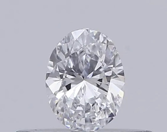 0.21ct Oval Lab Grown Diamond (Colour D, Clarity VS1, IGI Certified)