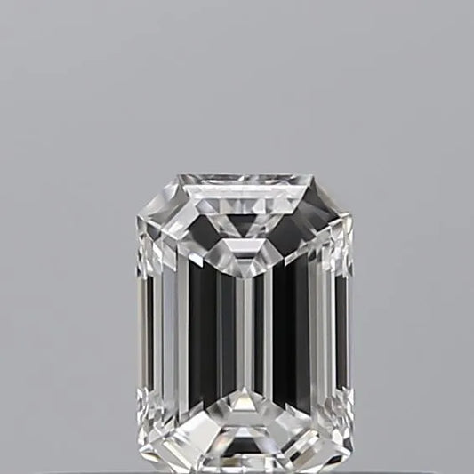 0.23ct Emerald Natural Diamond (Colour D, Clarity VVS1, GIA Certified)