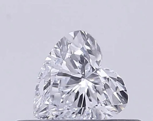 0.24ct Heart Lab Grown Diamond (Colour F, Clarity VVS2, IGI Certified)