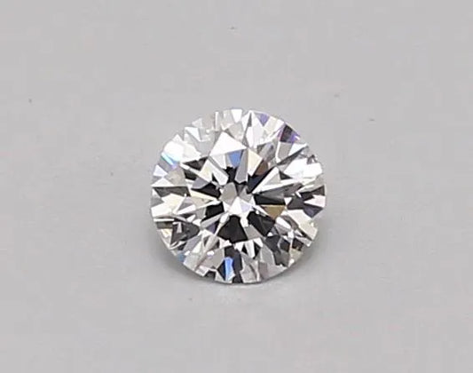 0.24ct Round Lab Grown Diamond (Colour D, Clarity IF, Cut ID, IGI Certified)