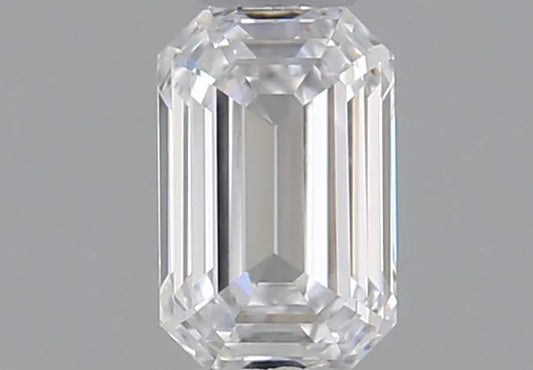 0.26ct Emerald Natural Diamond (Colour D, Clarity IF, GIA Certified)