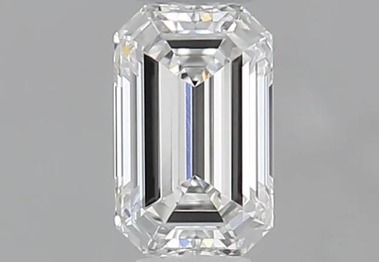 0.26ct Emerald Natural Diamond (Colour F, Clarity VVS1, GIA Certified)