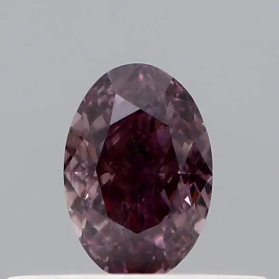 0.30ct Oval Natural Diamond (Colour Fancy Deep Brownish, Clarity SI2, GIA Certified)