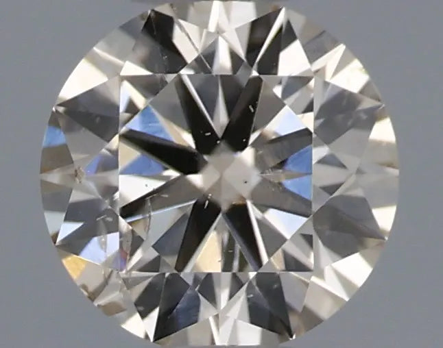 0.30ct Round Natural Diamond (Colour Very Light Brown, Clarity SI2, Cut GD, IGI Certified)