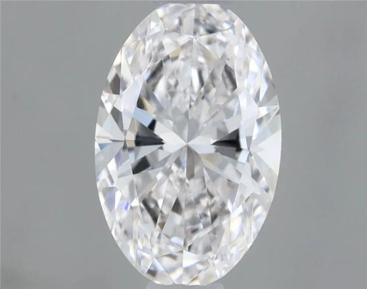 0.41ct Oval Natural Diamond (Colour E, Clarity IF, Cut VG, IGI Certified)