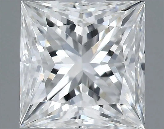 0.42ct Princess Natural Diamond (Colour F, Clarity VS1, GIA Certified)