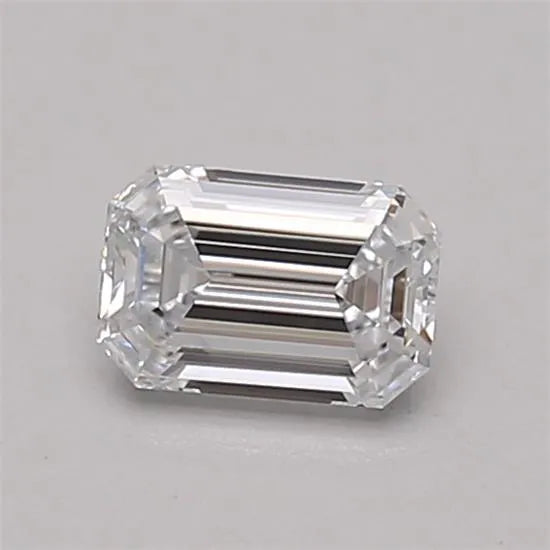 0.46ct Emerald Lab Grown Diamond (Colour E, Clarity IF, Cut VG, IGI Certified)