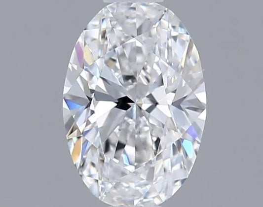 0.50ct Oval Lab Grown Diamond (Colour D, Clarity IF, IGI Certified)