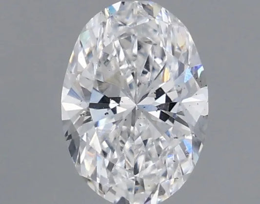 0.50ct Oval Lab Grown Diamond (Colour D, Clarity SI1, IGI Certified)