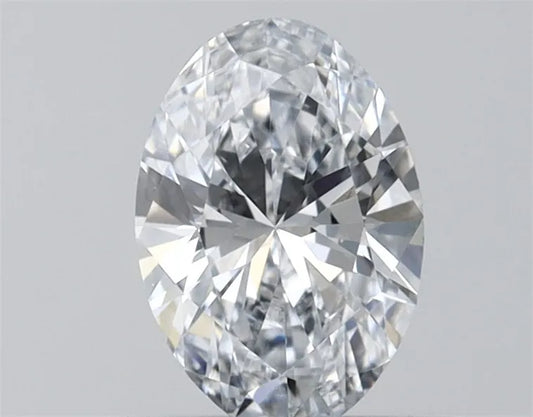0.50ct Oval Lab Grown Diamond (Colour D, Clarity VVS2, IGI Certified)