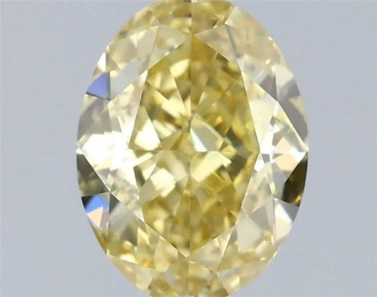 0.50ct Oval Natural Diamond (Colour Fancy Brownish Yellow, Clarity VS2, GIA Certified)