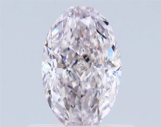 0.50ct Oval Natural Diamond (Colour Fancy Light Pink, Clarity VS1, GIA Certified)