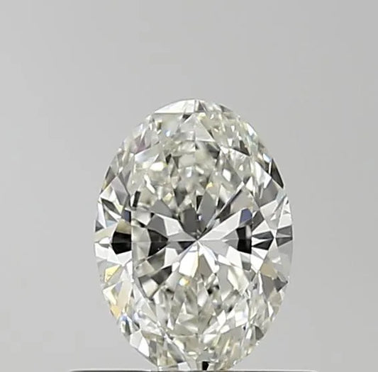 0.51ct Oval Natural Diamond (Colour I, Clarity SI2, GIA Certified)