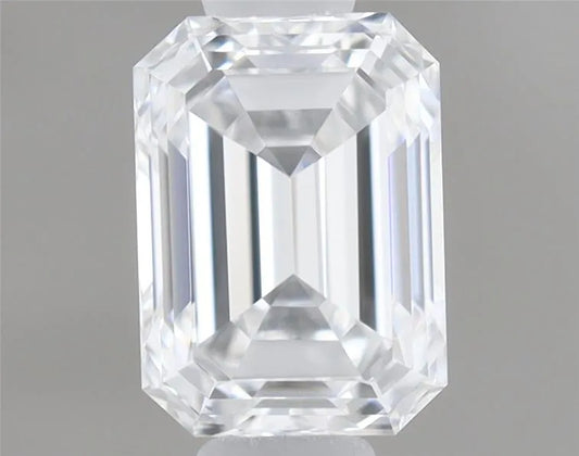 0.52ct Emerald Natural Diamond (Colour D, Clarity IF, GIA Certified)