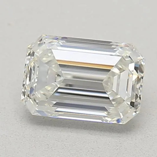 0.53ct Emerald Lab Grown Diamond (Colour G, Clarity IF, IGI Certified)