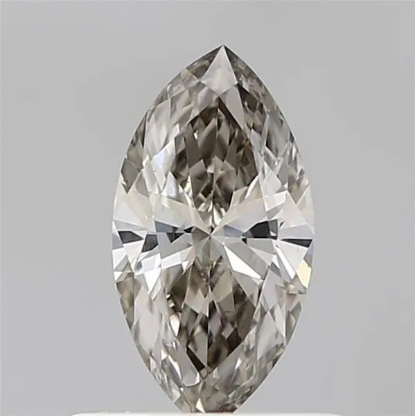 0.53ct Marquise Lab Grown Diamond (Colour Very Light Brownish Gray, Clarity VS1, IGI Certified)