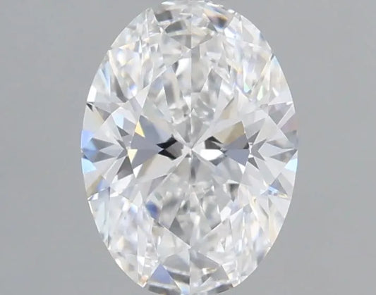0.53ct Oval Lab Grown Diamond (Colour D, Clarity VVS2, IGI Certified)