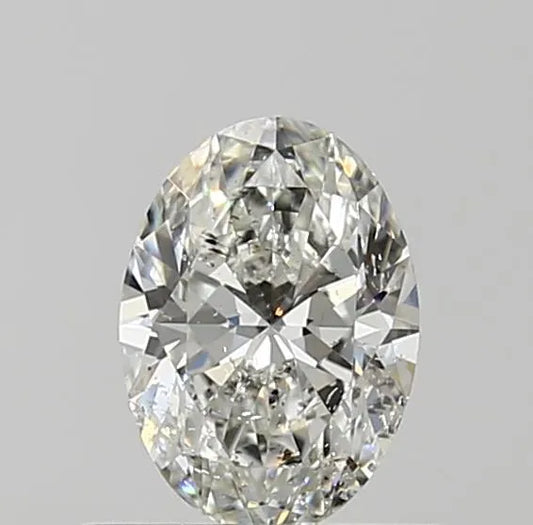 0.53ct Oval Natural Diamond (Colour G, Clarity SI2, Cut VG, IGI Certified)