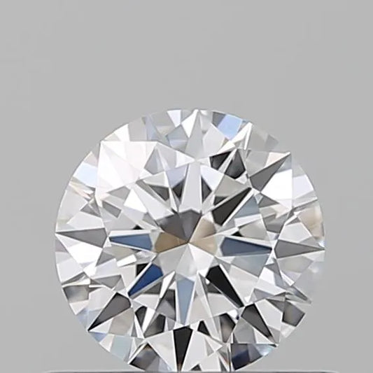 0.53ct Round Natural Diamond (Colour D, Clarity IF, Cut EX, GIA Certified)