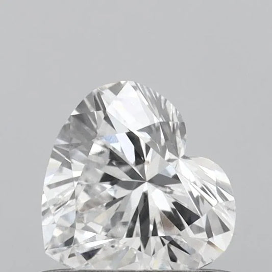 0.54ct Heart Lab Grown Diamond (Colour E, Clarity SI1, IGI Certified)