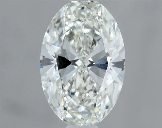 0.54ct Oval Natural Diamond (Colour H, Clarity VS2, Cut VG, IGI Certified)