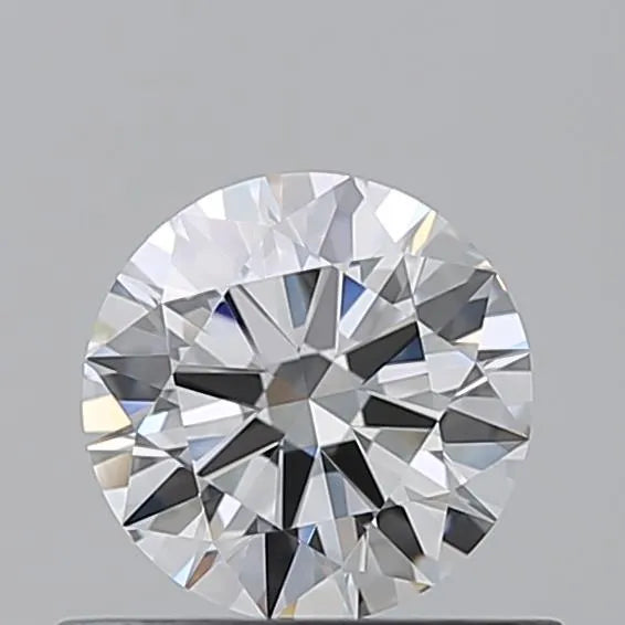 0.54ct Round Natural Diamond (Colour D, Clarity IF, Cut EX, GIA Certified)